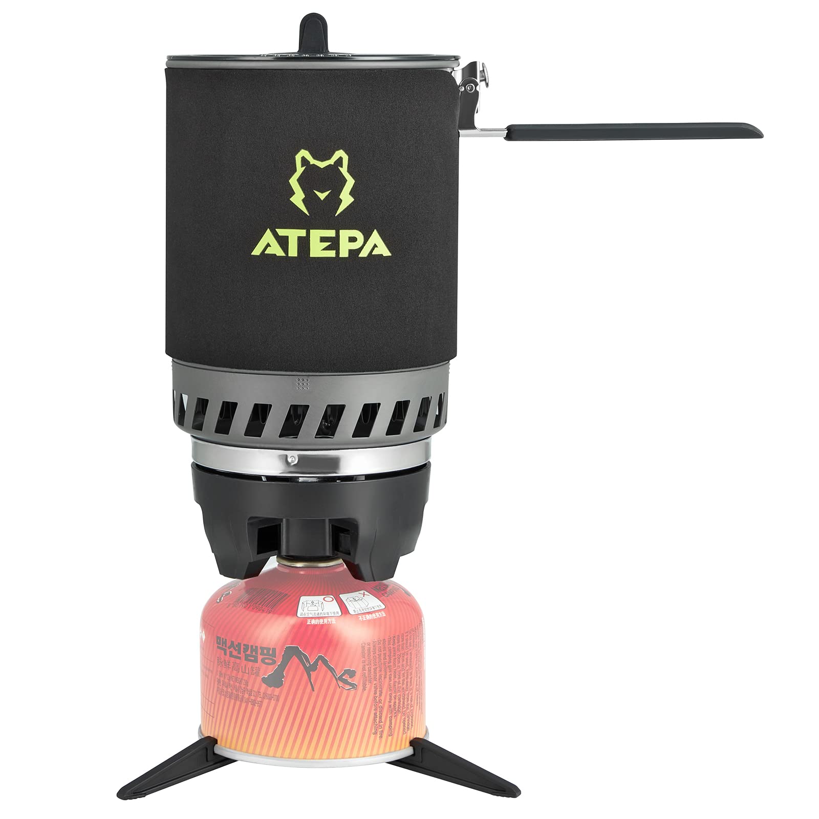 ATEPA TREKKER Portable Backpacking Stove 0.9L/1.8L