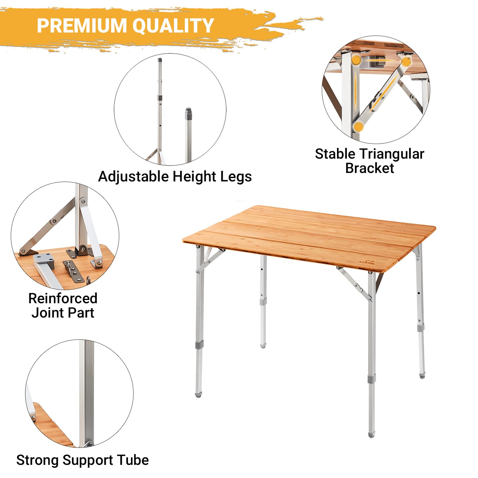 ATEPA BAMBOO Small Bamboo Table