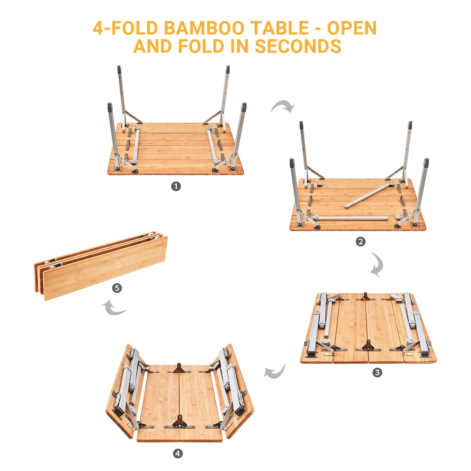 ATEPA BAMBOO Small Bamboo Table