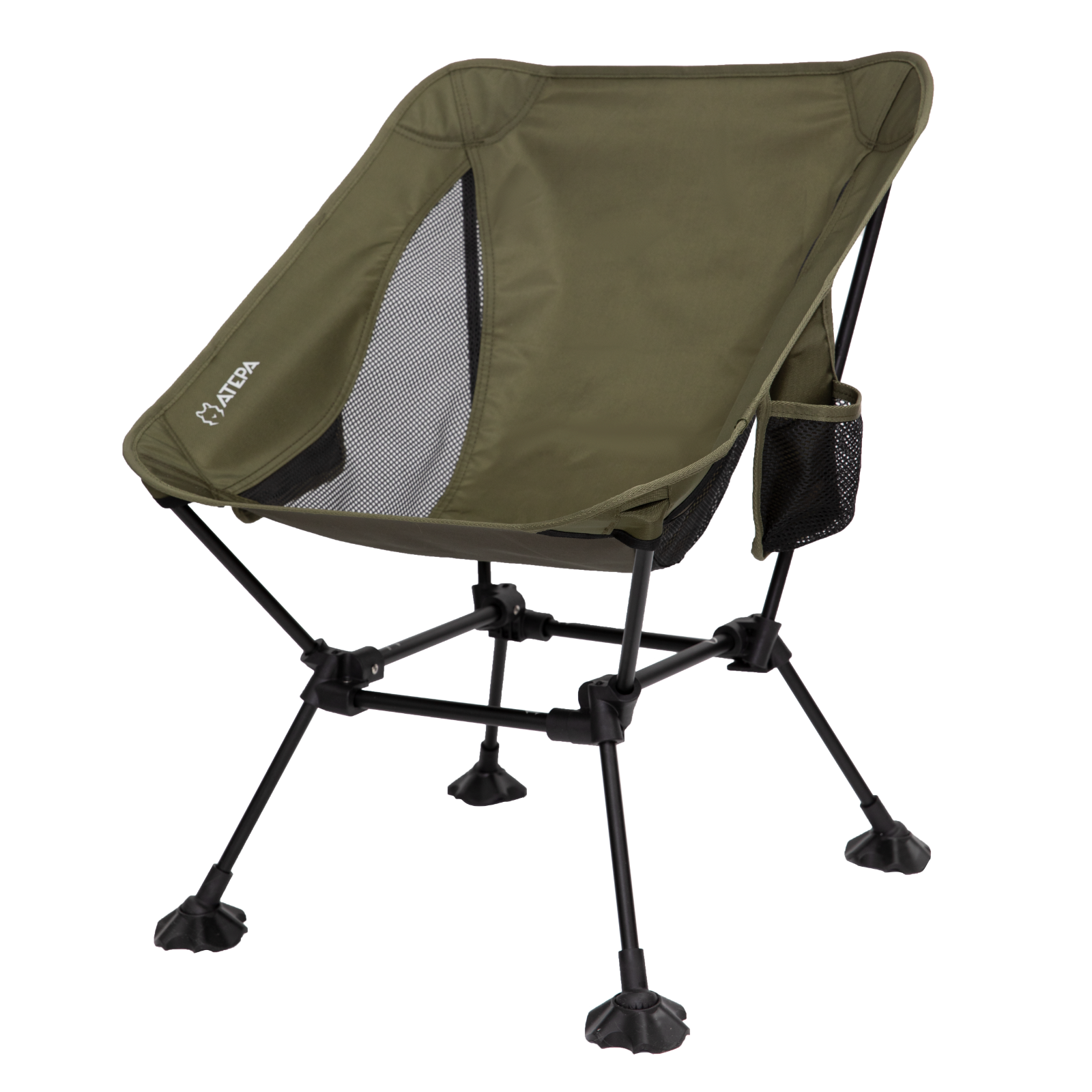 ATEPA Foldable Camping Chair Ultralight Square Tall Chair