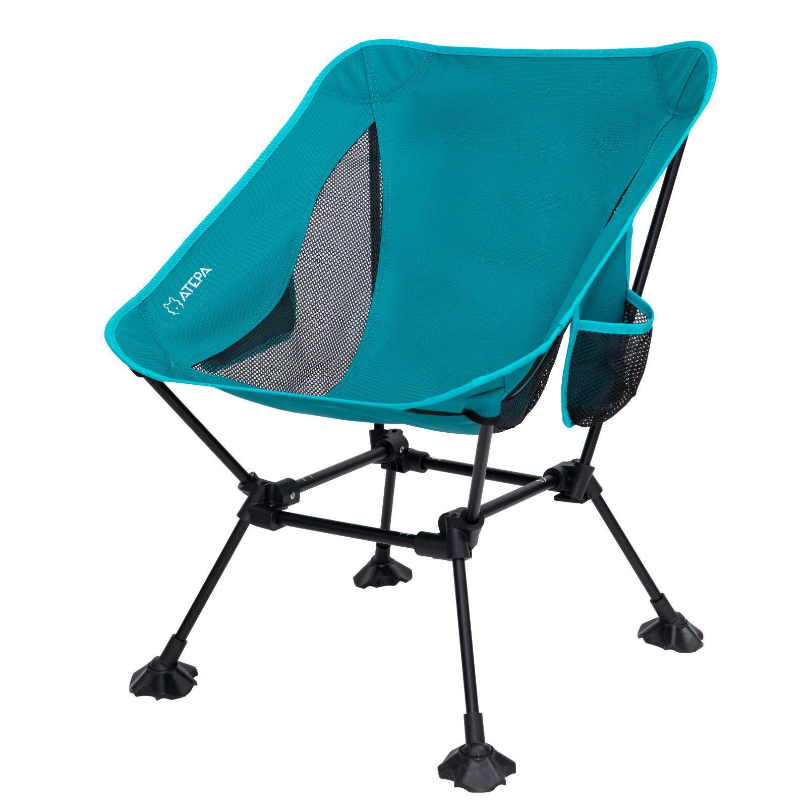 ATEPA Foldable Camping Chair Ultralight Square Tall Chair