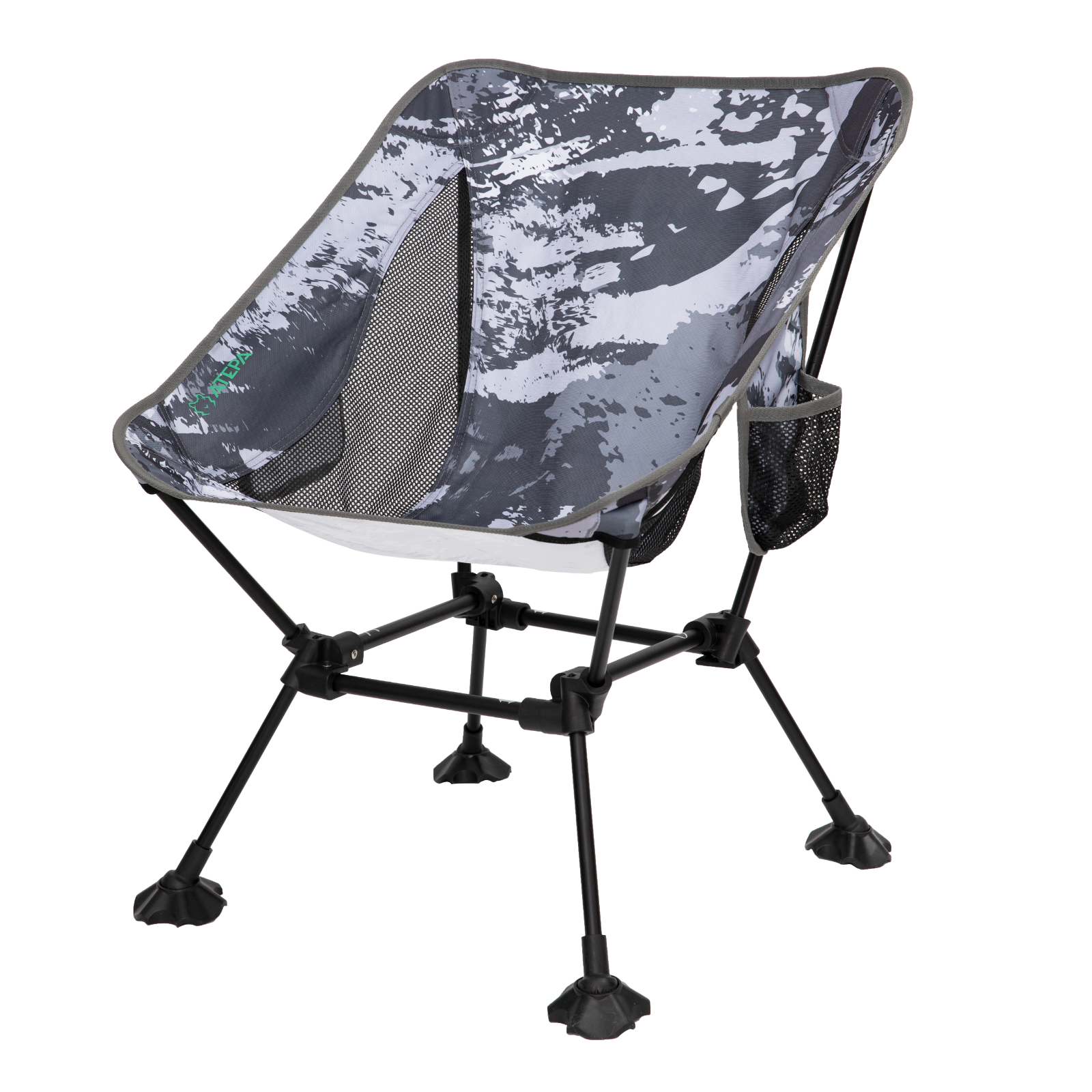 ATEPA Foldable Camping Chair Ultralight Square Tall Chair