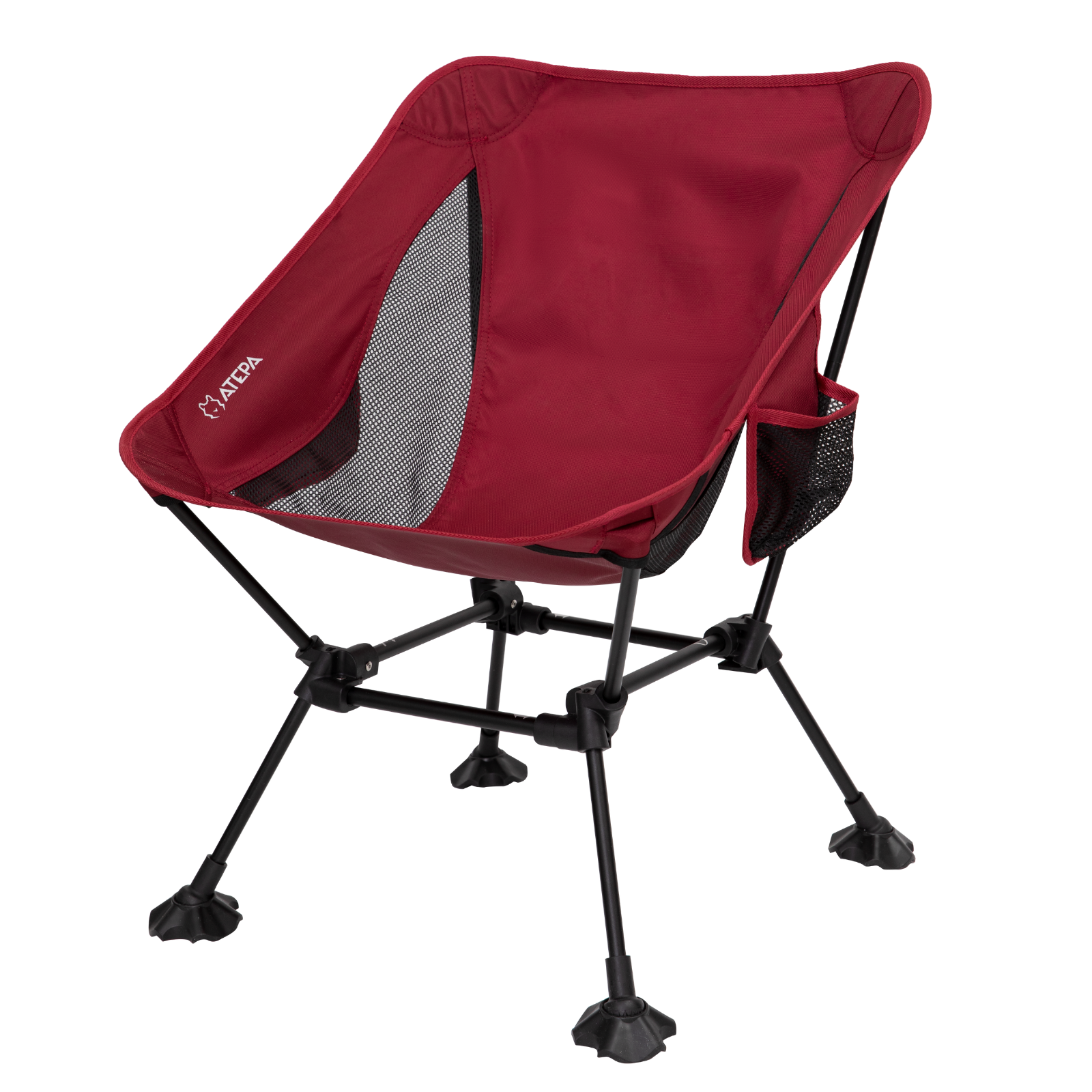 ATEPA Foldable Camping Chair Ultralight Square Tall Chair