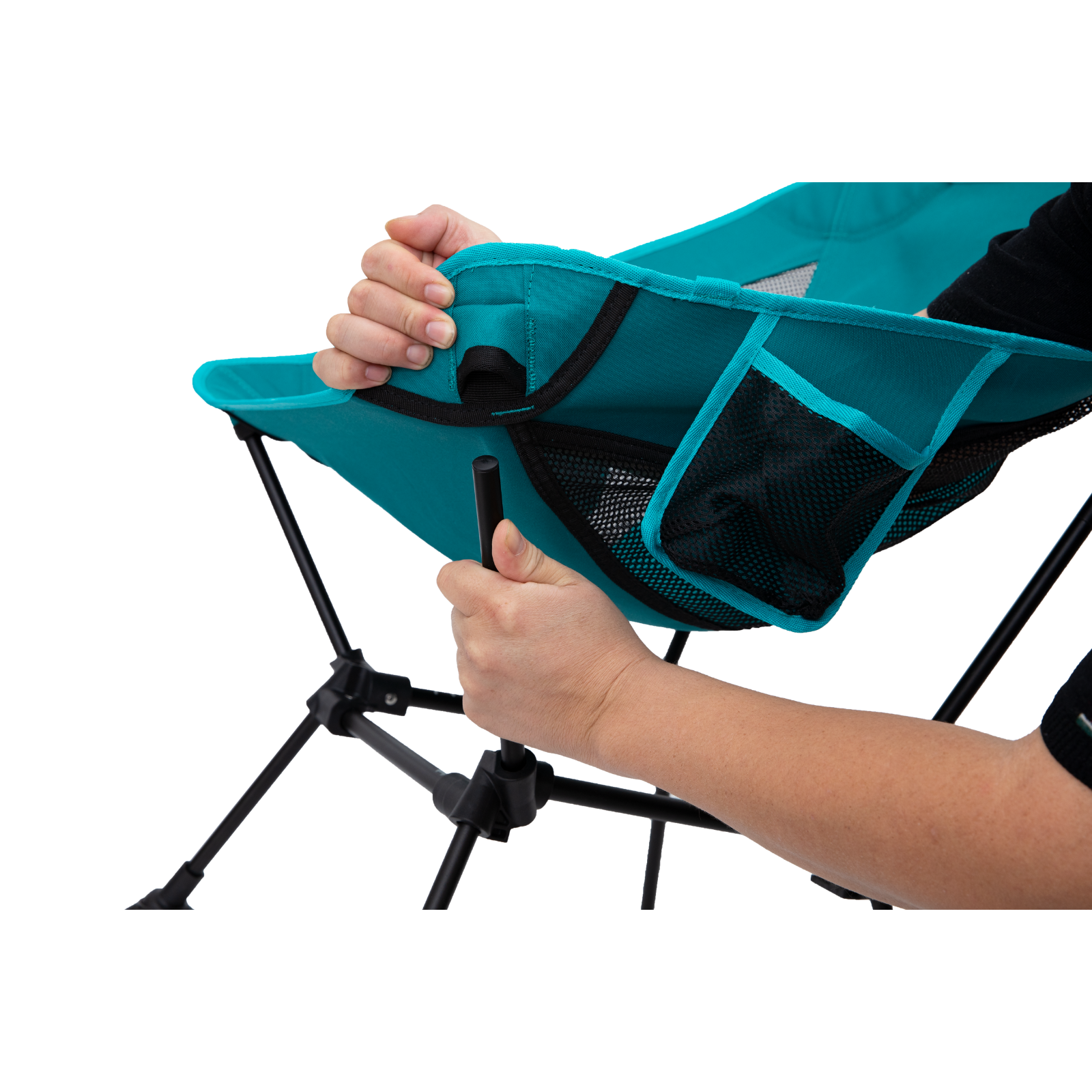 ATEPA Foldable Camping Chair Ultralight Square Tall Chair