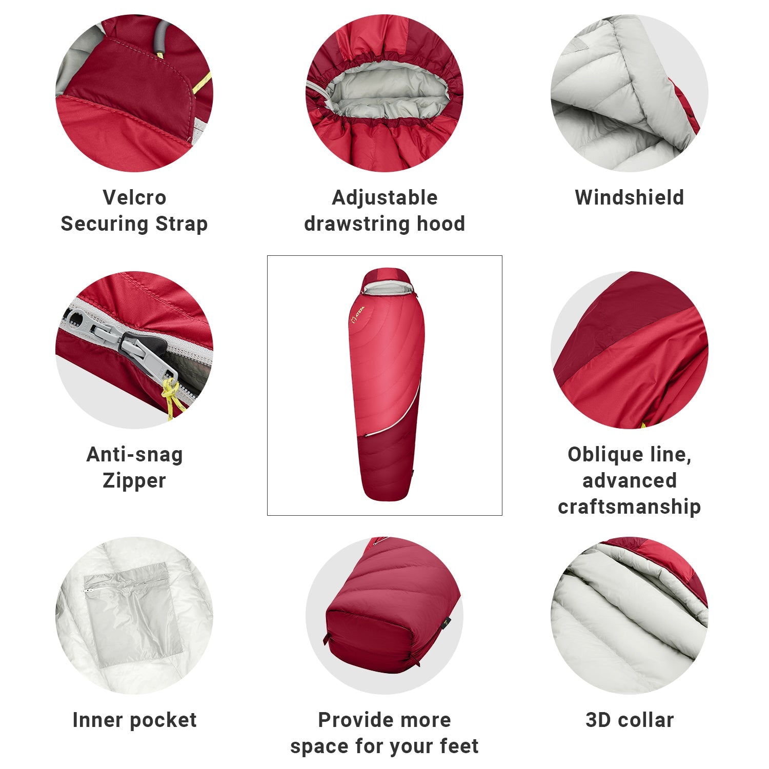 ATEPA DENALI 320 Down Sleeping Bag-Mummy