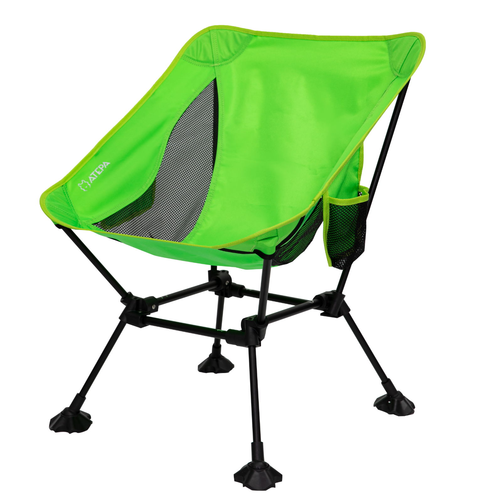 ATEPA Foldable Camping Chair Ultralight Square Tall Chair