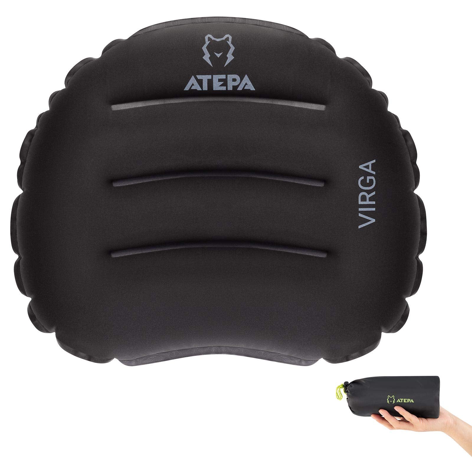 ATEPA VIRGA Air Pillow Ultralight Down Alternative Inflatable Travel Pillow