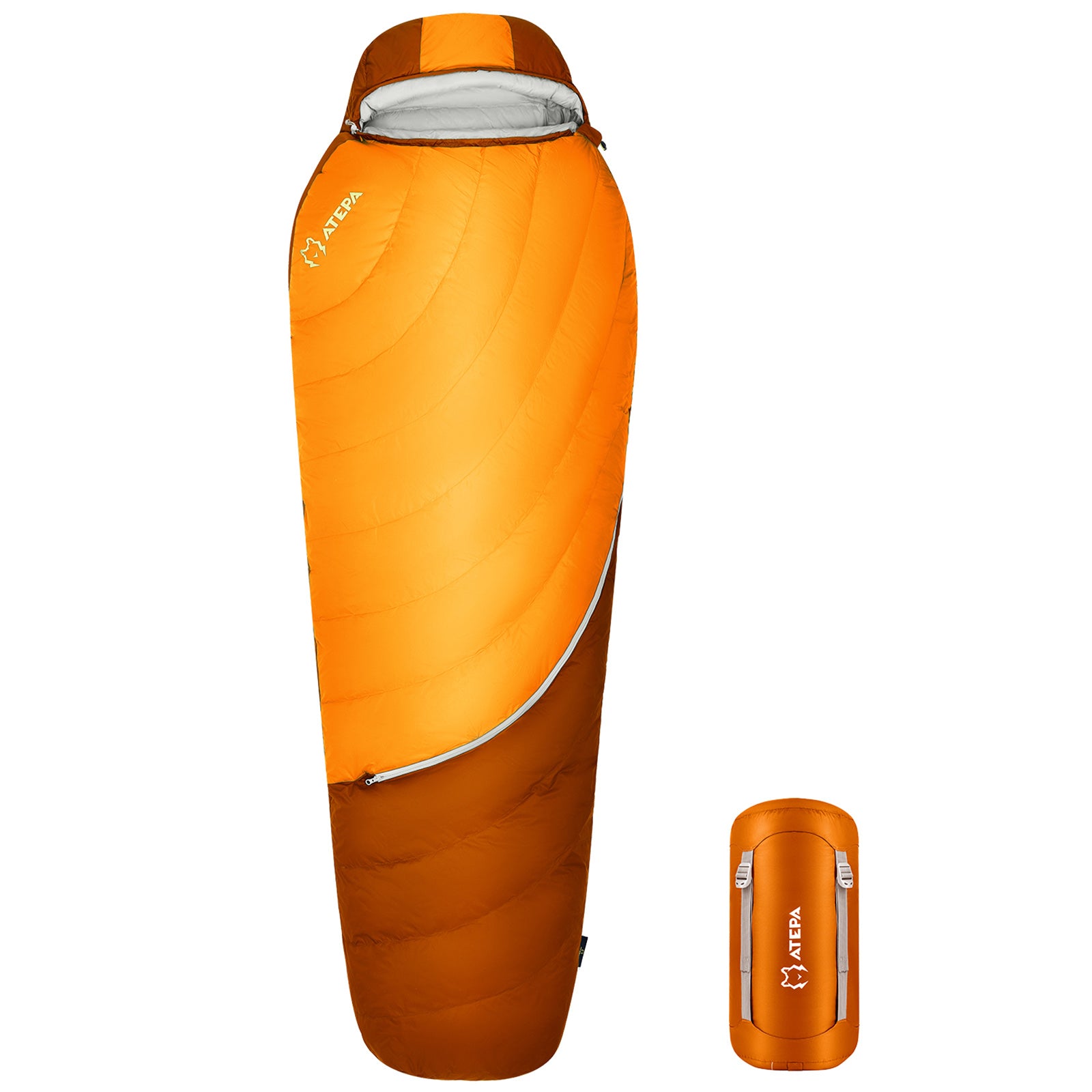 ATEPA Mummy Down Sleeping Bag 16°F / 48°F