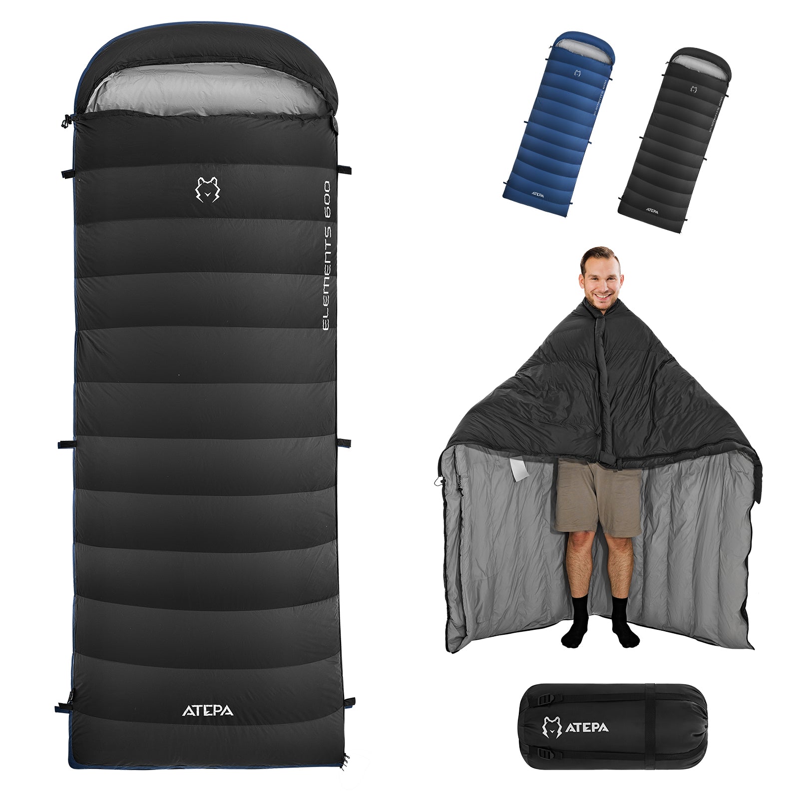 Coldmaster™ down sleeping bag 30°F / -1°C Ultralight and Multifunctional