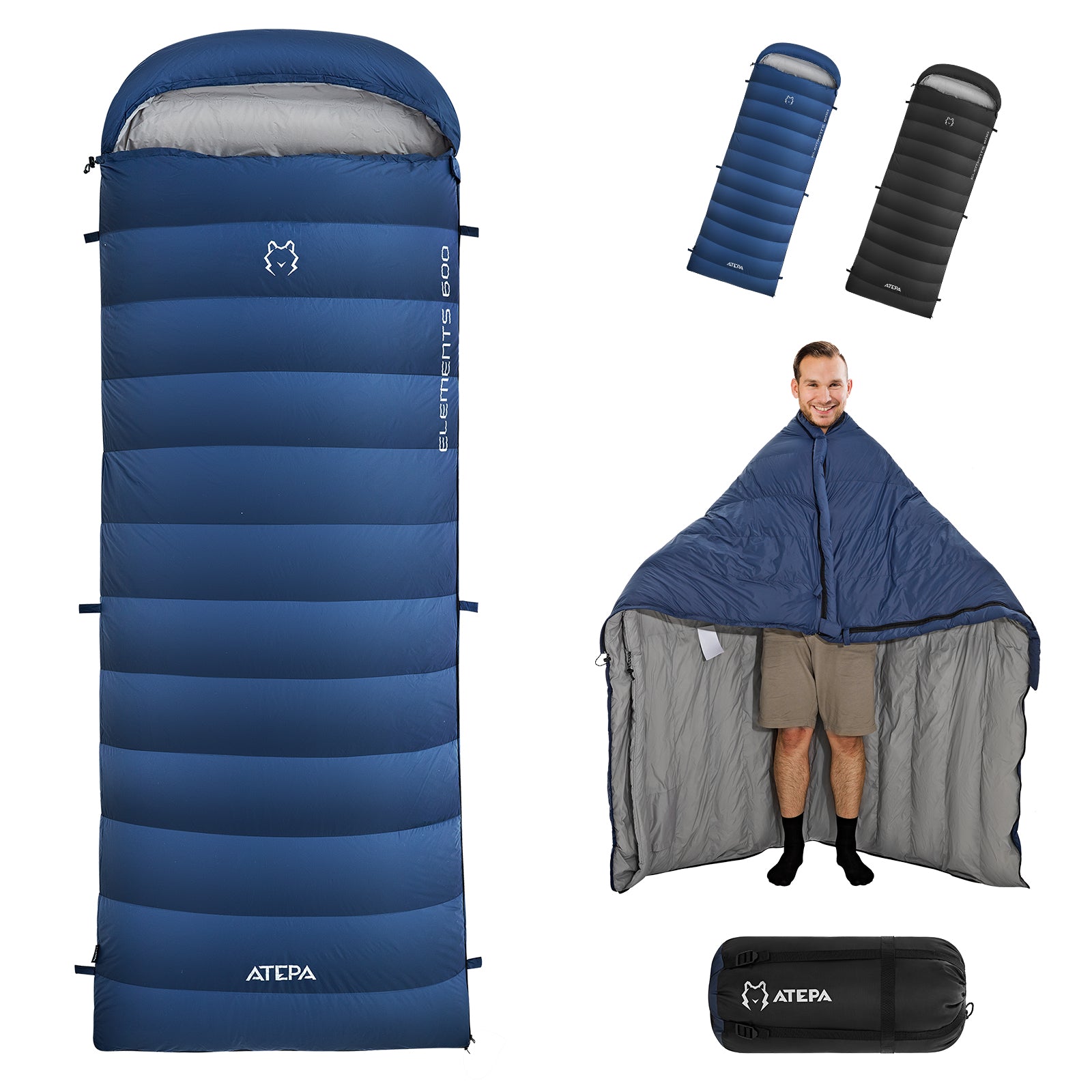 Coldmaster™ down sleeping bag 30°F / -1°C Ultralight and Multifunctional