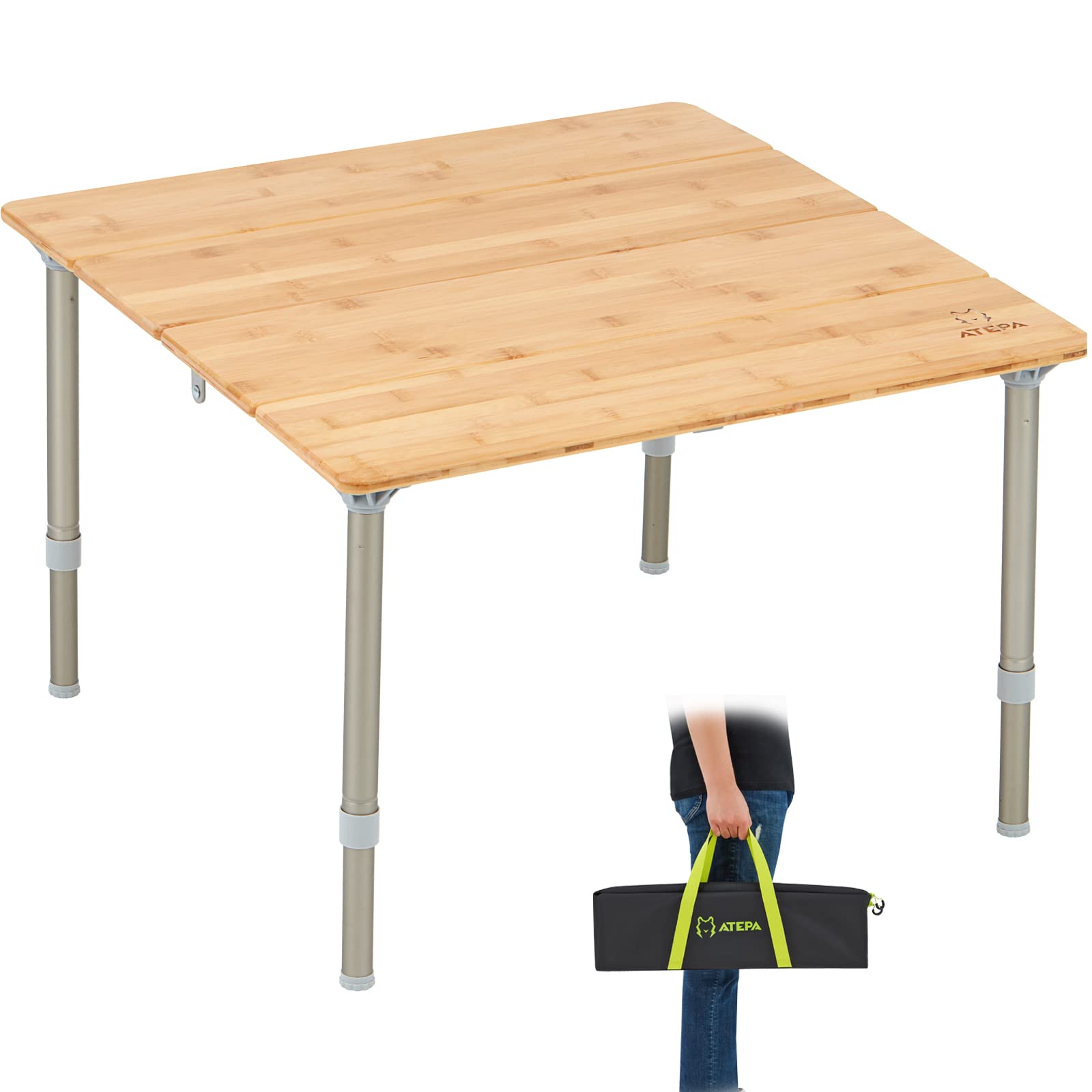 ATEPA BAMBOO 6060 Camping Table