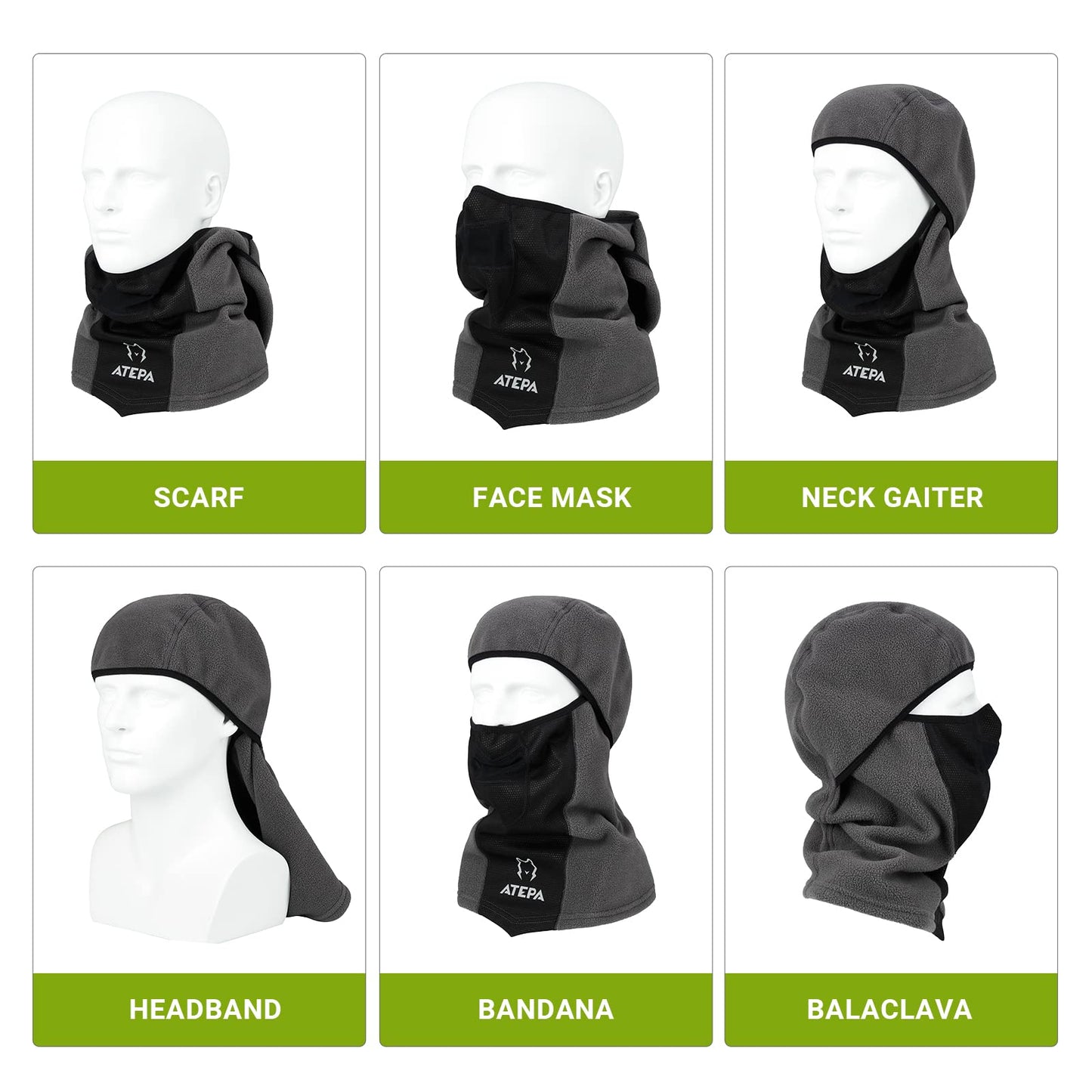 ATEPA Balaclava Ski Mask