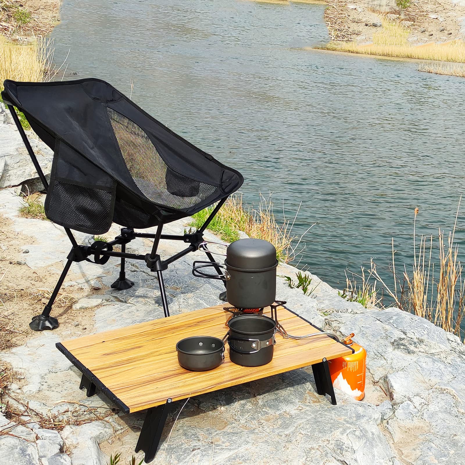 ATEPA Alunium Table Ultralight Compact for Camping