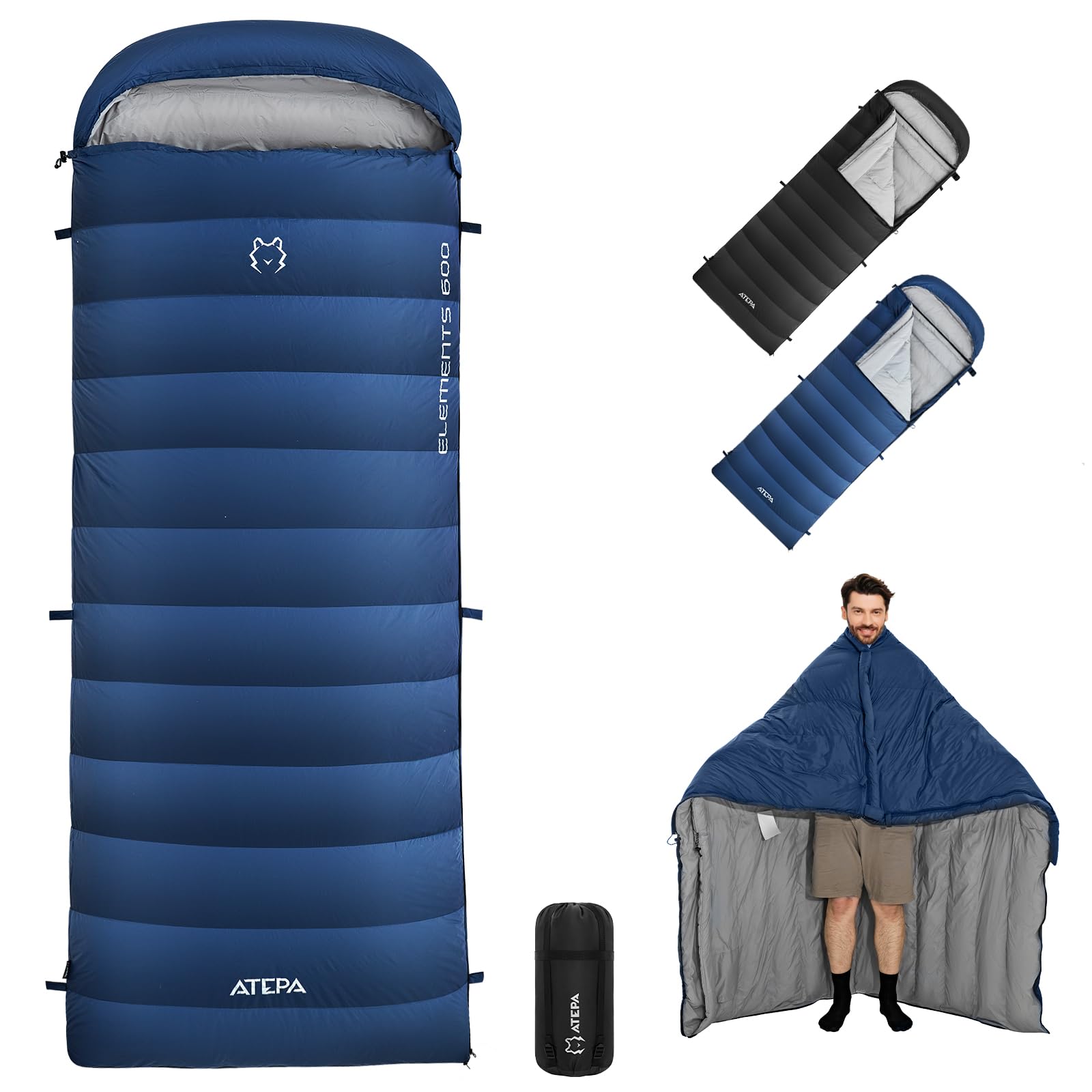 Coldmaster™ down sleeping bag 30°F / -1°C Ultralight and Multifunctional