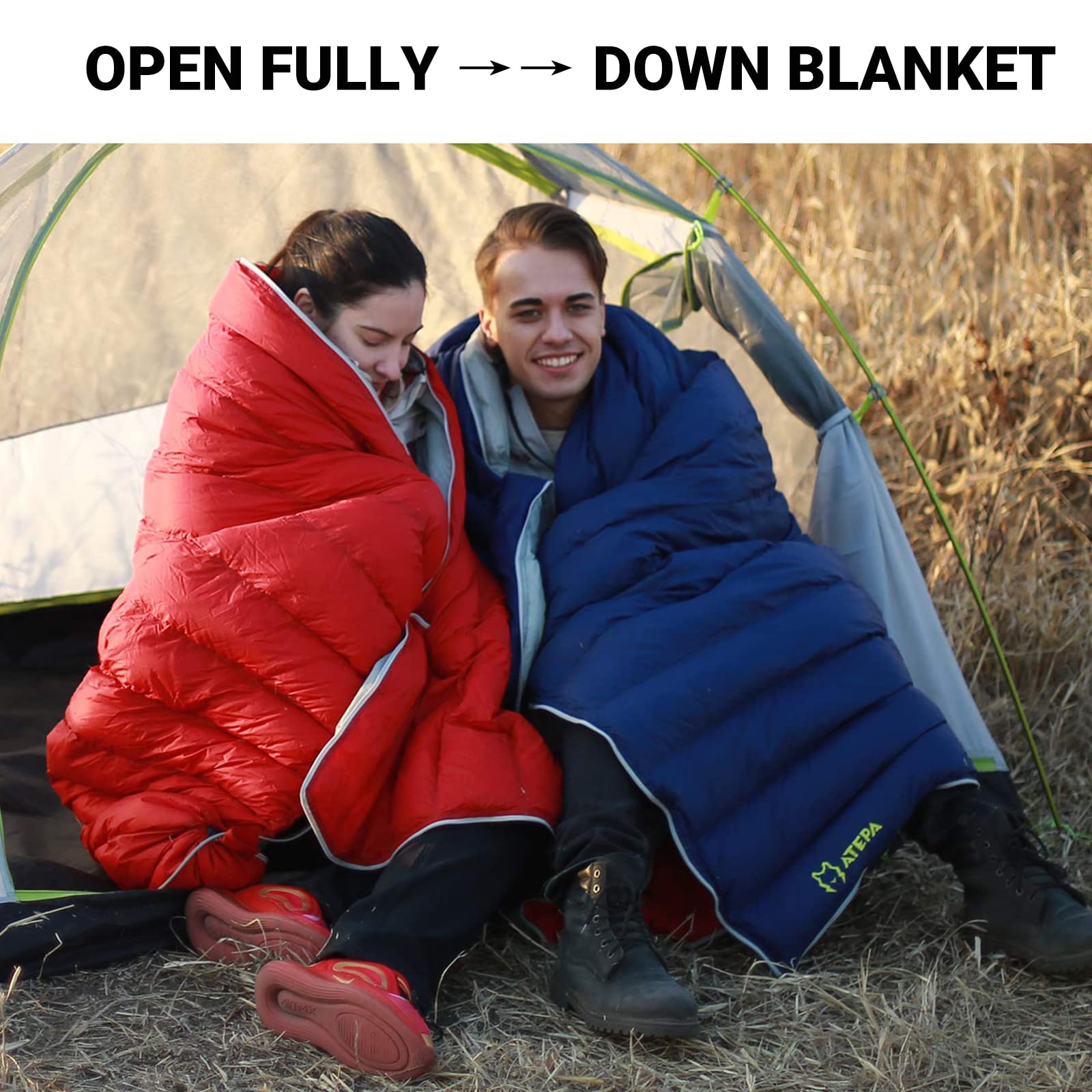 ATEPA Down Envelope Sleeping Bag 27F / 54F