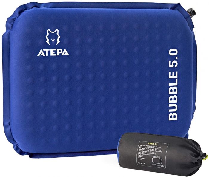 ATEPA【1-Pack Self-Inflating Insulated Seat Cushion for Stadium, Pressure  Relief, Bleacher, Sports, Camping, Air